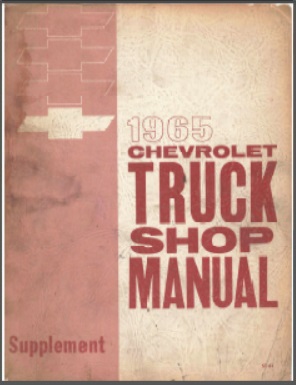 1965 Chevy Truck Service Manual