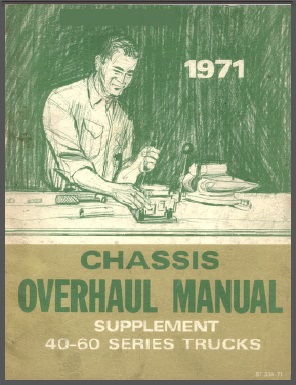 1971 Chevy Truck Overhaul Manual