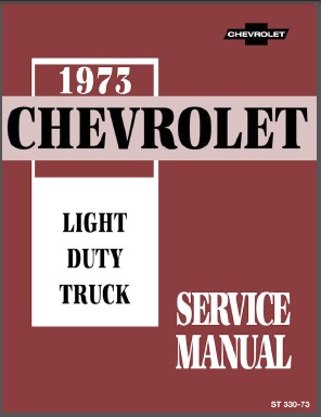 1973 Chevy Truck Service Manual