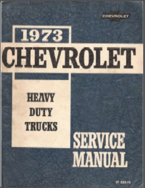 1973 Chevy Truck Service Manual