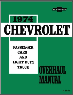 1974 Chevy Truck Overhaul Manual