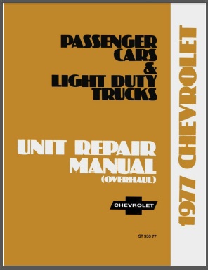 1977 Chevy Truck Overhaul Manual