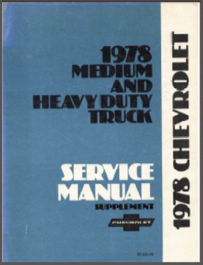 1978 Chevy Truck Service Manual