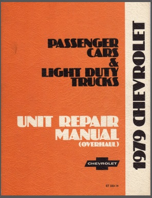 1979 Chevy Truck Overhaul Manual