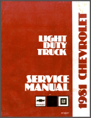 1981 Chevy Truck Service Manual