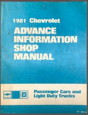 1981 Chevy Truck Service Manual