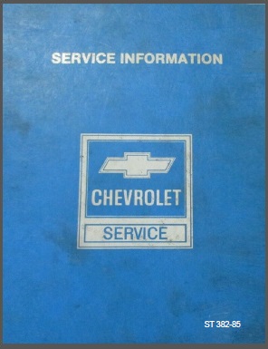 1985 Chevy Truck Service Manual