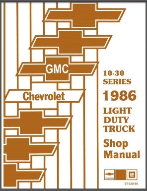 1986 Chevy Truck Service Manual