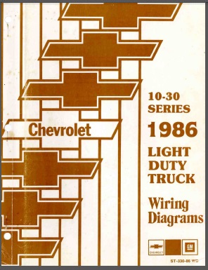 1986 Chevy Truck Wiring Manual