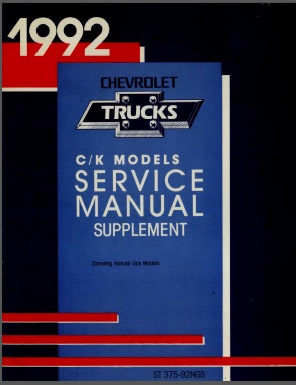 1992 Chevy Truck Service Manual