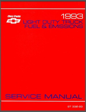 1993 Chevy Truck Service Manual