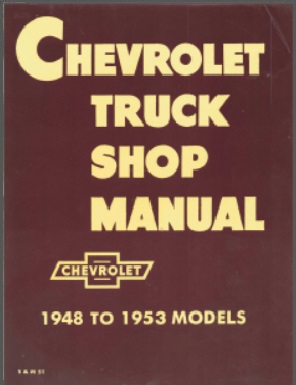 1948-1953 Chevy Truck Shop Manual S&M-51