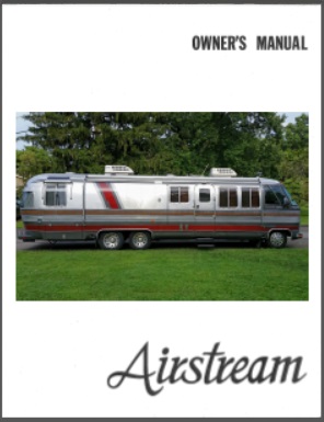 1986 Airstream Motorhome Owners Manual