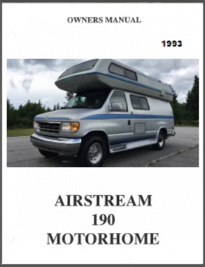 1993 Airstream 190 Motorhome Owners Manual