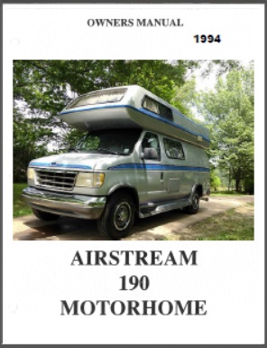 1994 Airstream 190 Motorhome Owners Manual