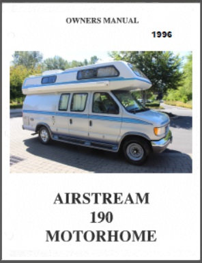 1996 Airstream 190 Motorhome Owners Manual