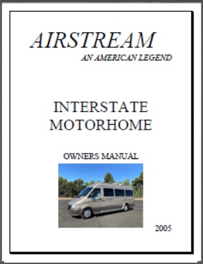 2005 Airstream Interstate Motorhome Owners Manual