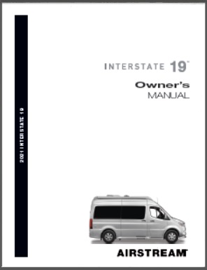 2021 Airstream Interstate 19 Motorhome Owners Manual