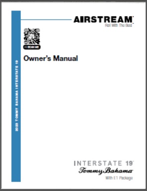 2023 Airstream Interstate E1 Tommy Bahama Motorhome Owners Manual