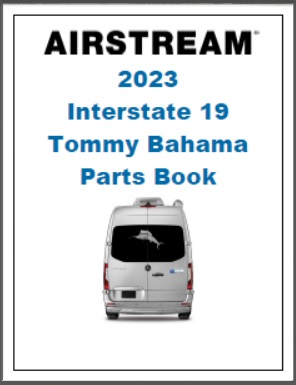 2023 Airstream Interstate 19 Tommy Bahama Motorhome Parts Book