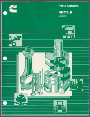 Cummins 4BT3.9 Series Engine Parts Catalog Manual