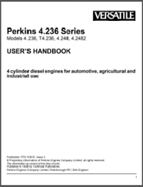 Perkins 4.236 Engine Service Repair Manual