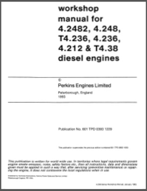 Perkins 4.236 Engine Service Manual