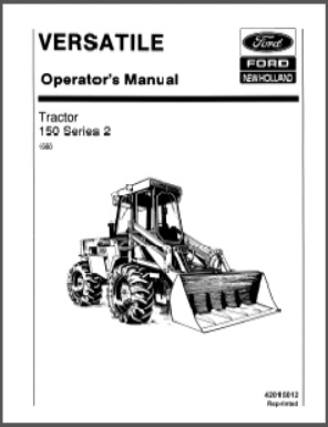 Versatile 150 1980 Series 2 Owner/Maintenance Manual