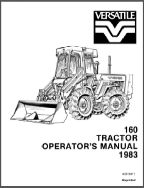 Versatile 160 1983 Owner/Maintenance Manual