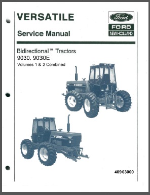 Versatile 9030 and 9030E Tractors Service Repair Manual