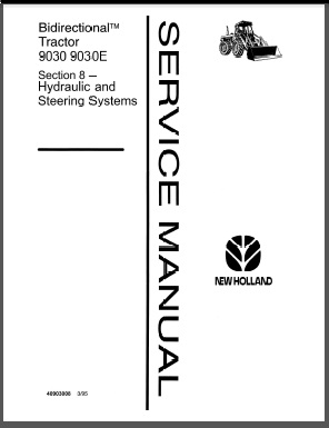 Versatile 9030 9030E Tractor Hydraulics/Steering Service Manual