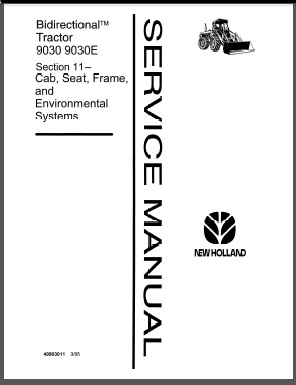 Versatile 9030 9030E Tractors Chassis/Frame Service Manual