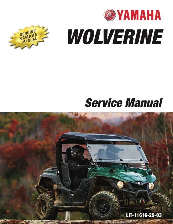 Yamaha SxS UTV Service Manual