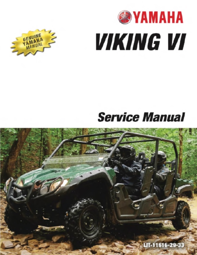 Yamaha SxS UTV Service Manual